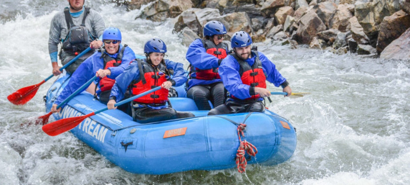 Upper Clear Creek Intermediate Whitewater Rafting near Denver