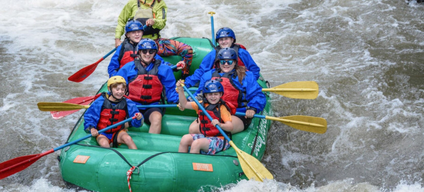 Beginner Whitewater Rafting on Historic Clear Creek near Denver