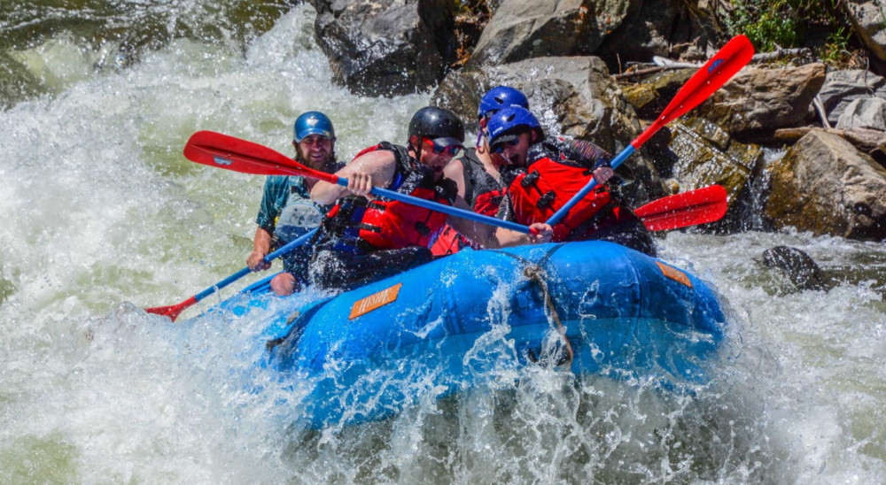 Advanced Whitewater Rafting in Clear Creek Canyon near Denver