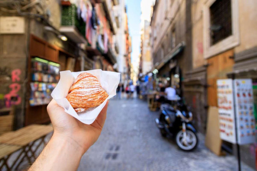 Naples City + Street Food Market Group Walking Tour