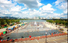 DMZ + Yeouido Han river Park + Noryangjin Fish Market