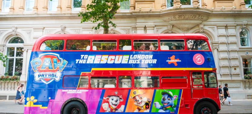 PAW Patrol London Sightseeing Bus Tour