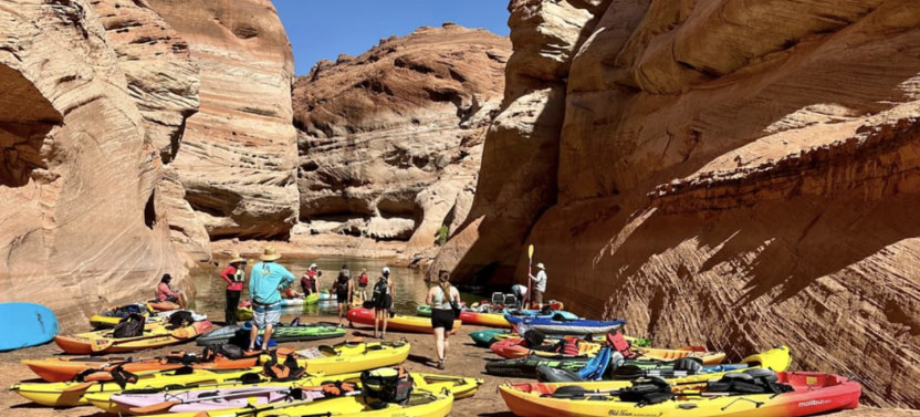 Lake Powell Kayak & Water Antelope Canyon Guided Tour