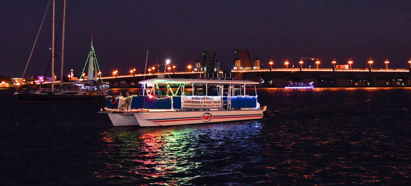 Historic Landmark Sunset Cruise & Nights of Lights Viewing