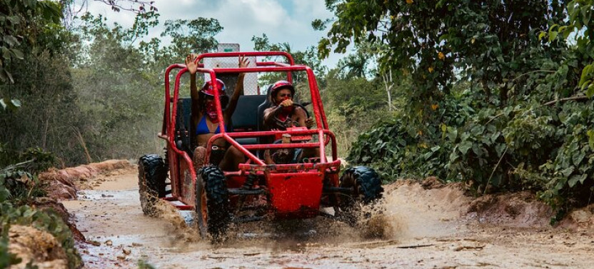 Premium Combo Tour: Buggy, Taino Park, Cenote, and Catamaran Snorkeling