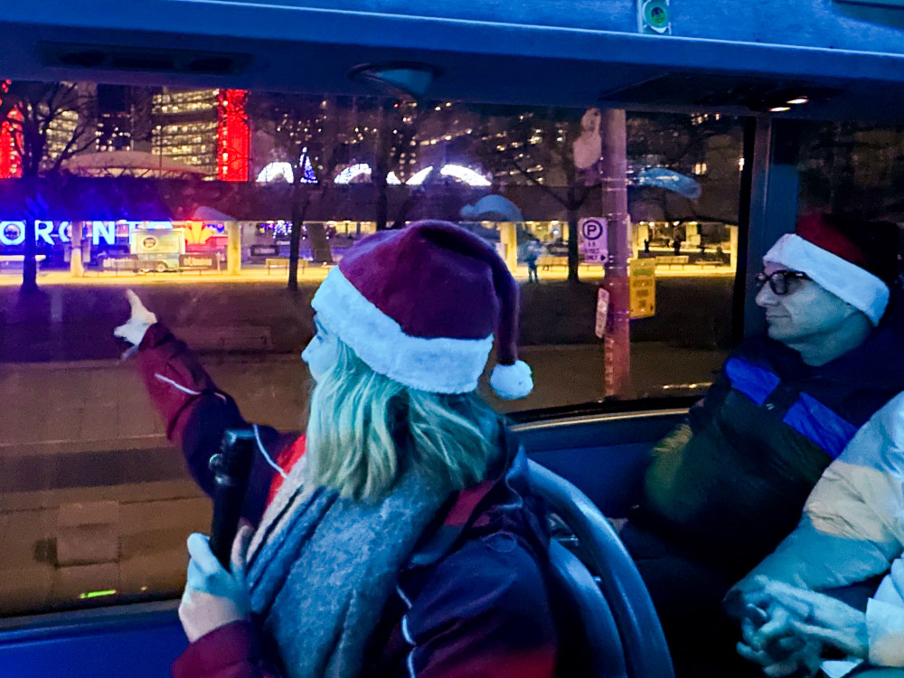 Toronto Festive Lights Double Decker Bus Tour