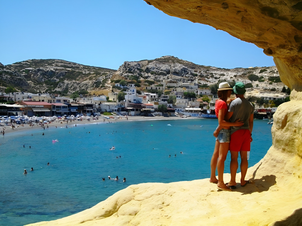Matala Beach & Caves - Wine tour