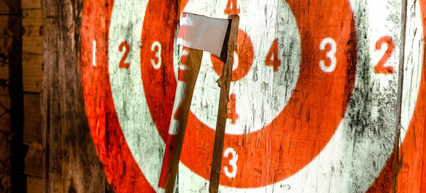 Self-Guided E-Bike & Axe Throwing