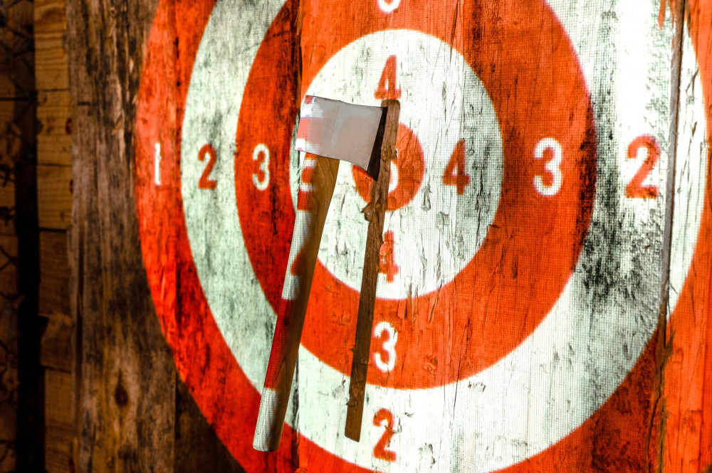 Self-Guided E-Bike & Axe Throwing