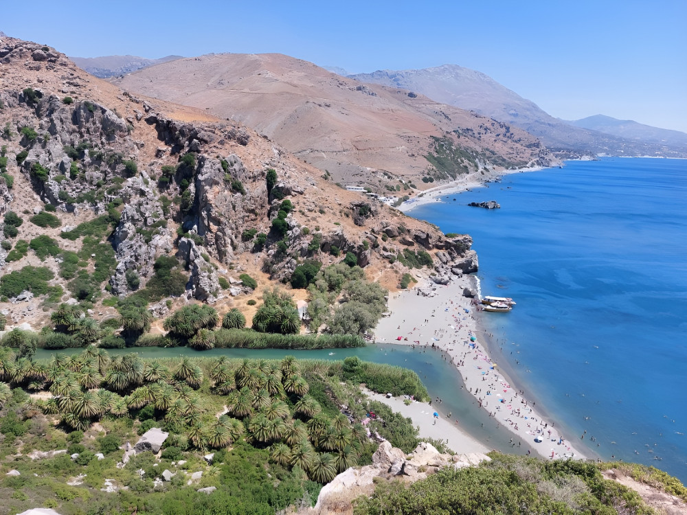 Kourtaliotiko Gorge & Preveli Palm Beach Tour