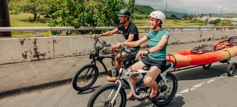 Guided Mokulua Islands Kayak Tour and E-Bike Adventure