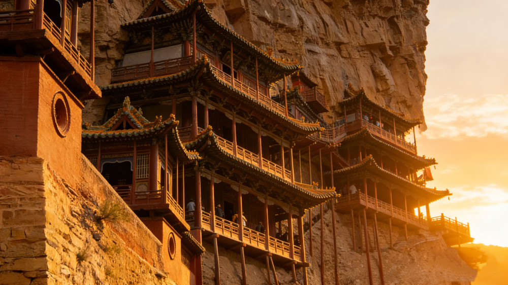 Beijing Private Day Trip to Hanging Temple and Yungang Grottoes