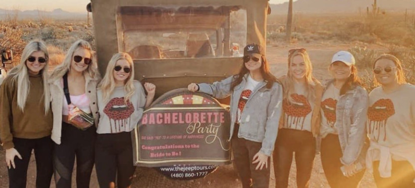 Private Bachelorette Party Sonoran Desert Jeep Tour