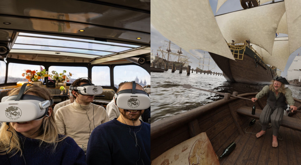 Amsterdam: Luxury Canal Cruise with Historic VR Experience