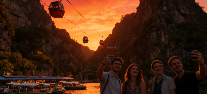 Private Day Tour to Longqing Gorge w/ Boat Ride and Cable Car from Beijing