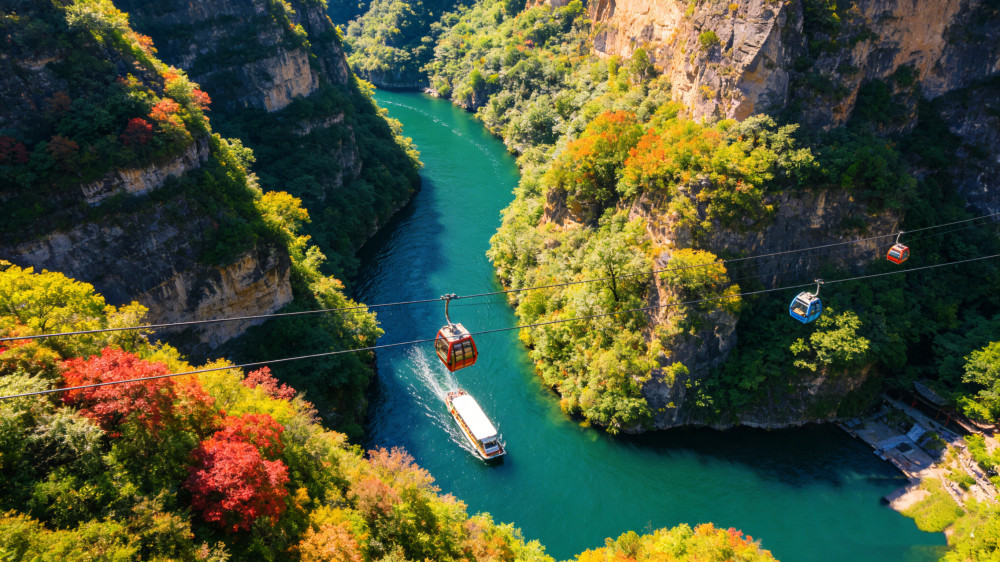 Private Day Tour to Longqing Gorge w/ Boat Ride and Cable Car from Beijing