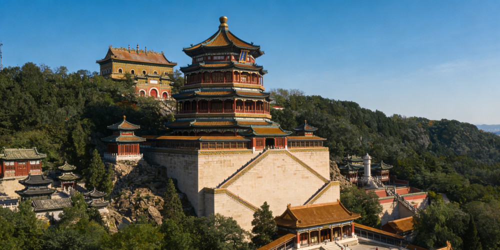 Beijing Private Tour to Summer Palace + Drum Tower Performance & Rickshaw