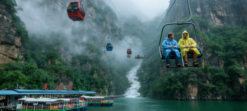 Beijing Private Tour to Juyongguan Great Wall and Longqing Gorge with Boat
