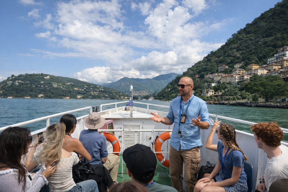Small-Group Lake Como & Lugano Day Tour by Swiss Train and Boat