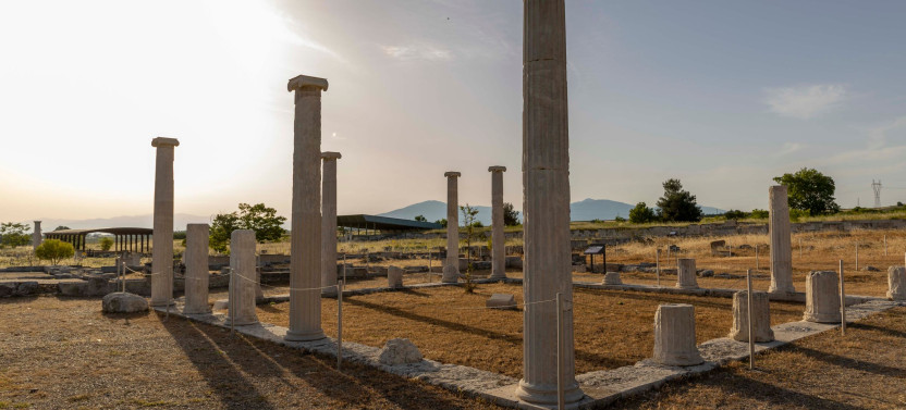 In the Footsteps of Alexander: Ancient Pella from Thessaloniki Port,country Greece