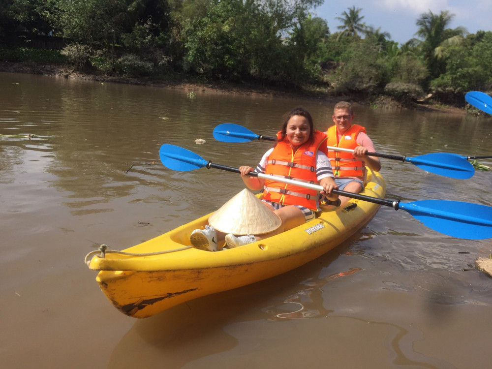 Cai Be Floating Market with Kayak & Cooking Class Full-Day Group