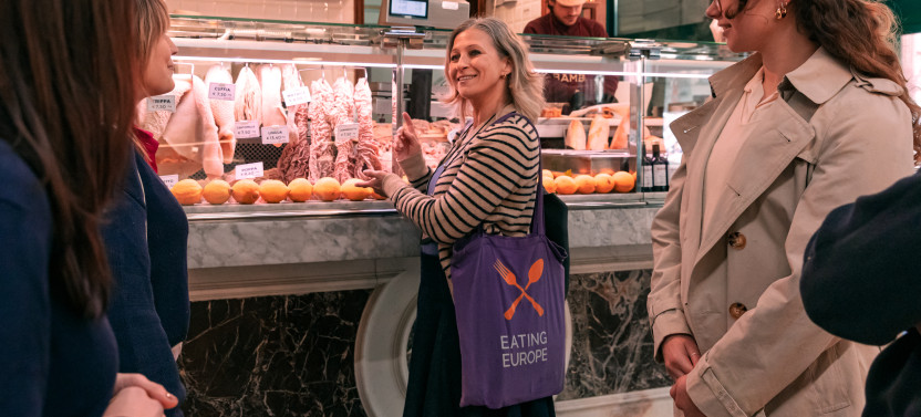 Small Group Florence Central Market Food Tour with Eating Europe
