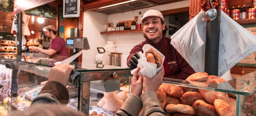 Small Group Florence Central Market Food Tour with Eating Europe