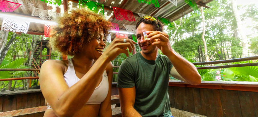 Extreme Adventuring Park with Shared ATV, Ziplines, Cenote, Tequila Tasting