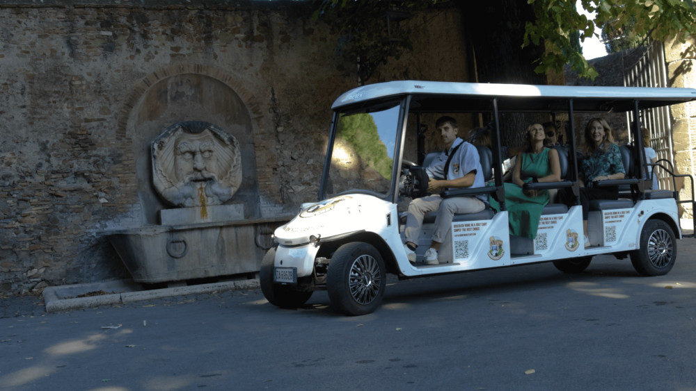 Rome in Golf Cart