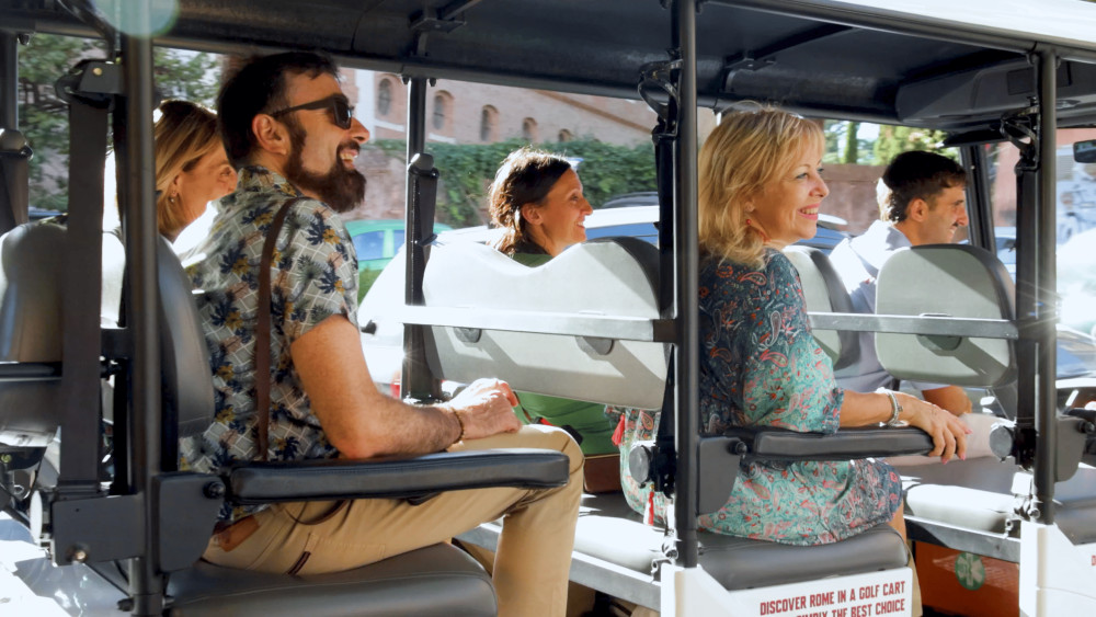 Rome in Golf Cart