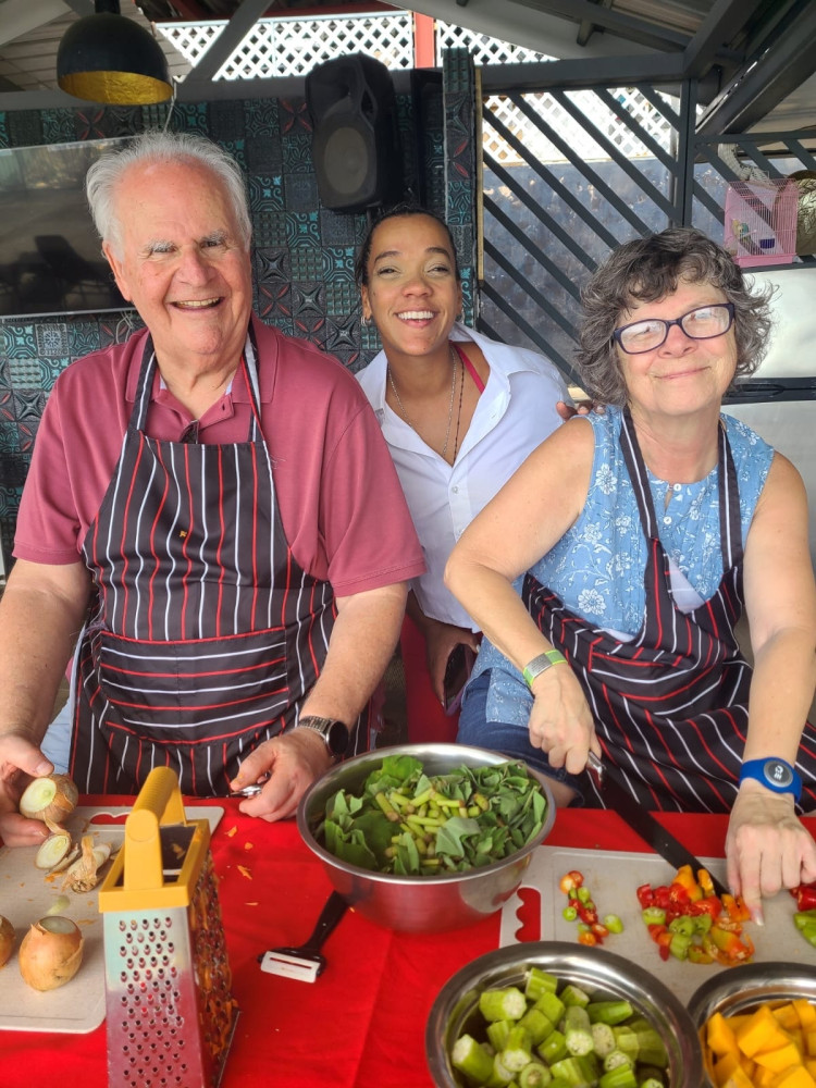 Trinidadian Cooking Class in a Farmhouse Setting with Anjee