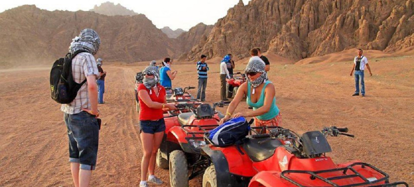 Sunset Quad Bike Safari Tour in Luxor