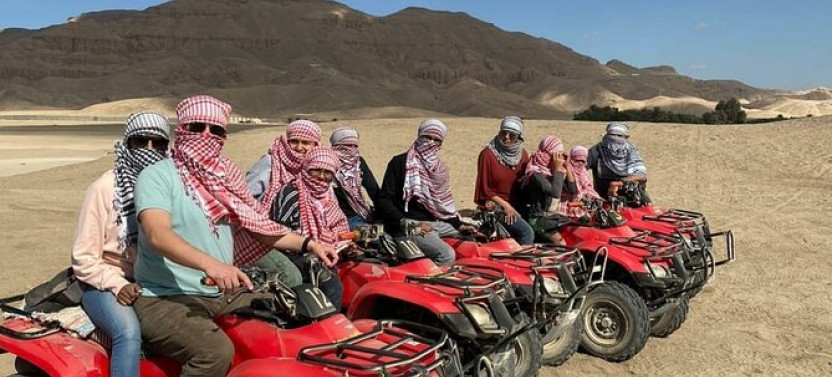 Sunset Quad Bike Safari Tour in Luxor