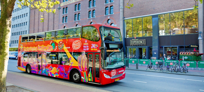 Hop-on Hop-off Amsterdam Bus / Boat Bus + Boat - 48 Hours