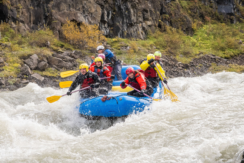 Whitewater Action on East Glacial River