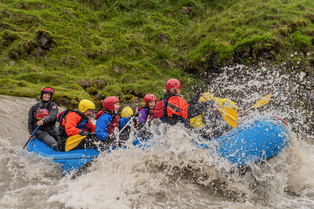 Family Rafting Adventure on West Glacial River