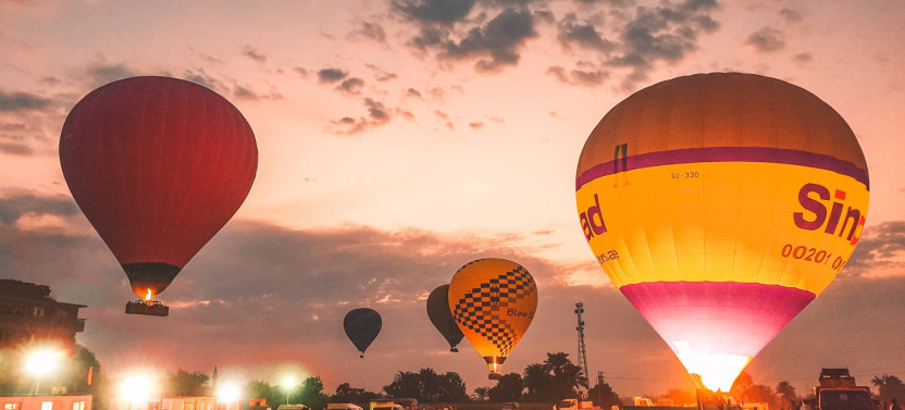 Sunrise Hot Air Balloon with Full Day Tour to the East & West Bank of Luxor