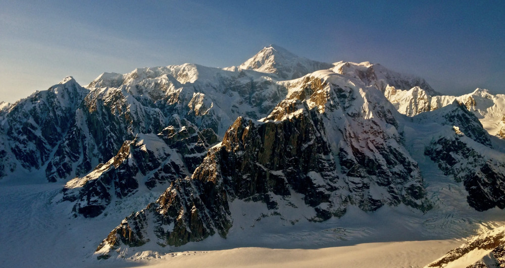Alaska Flightseeing Route: Denali - Peak and Denali National Park