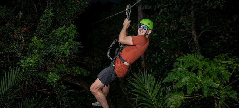 Coral Crater Adventure Park: Night Zipline Adventure + Campfire S’Mores