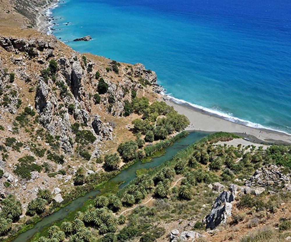 Private Southern Crete Escape: Spili, Kourtaliotiko Gorge & Preveli Beach