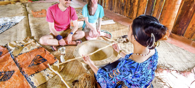 Express Tongan Culture in One Hour: Music, Kava & Ngatu Experience