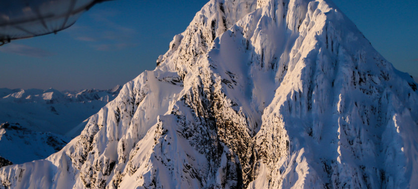Alaska Flightseeing Route: Denali - Peak and Denali National Park