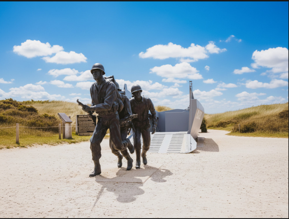 Normandy D-Day Landing Beaches from Paris with Lunch