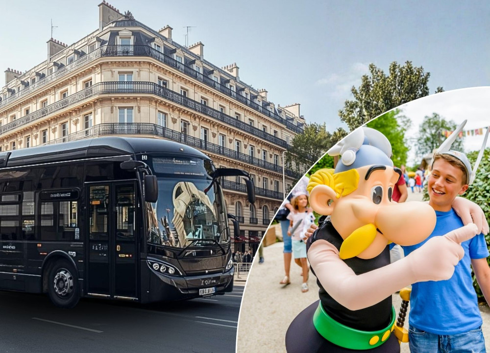 Round-Trip Transportation from Paris to Asterix Park®