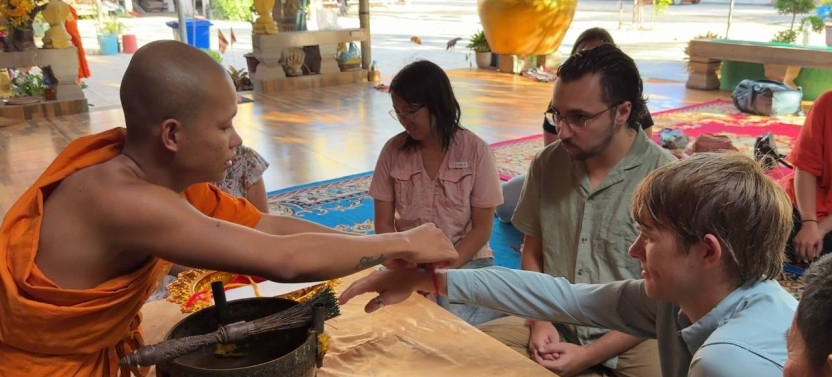 Sacred Monks Blessing & Local Village Experience in Siem Reap