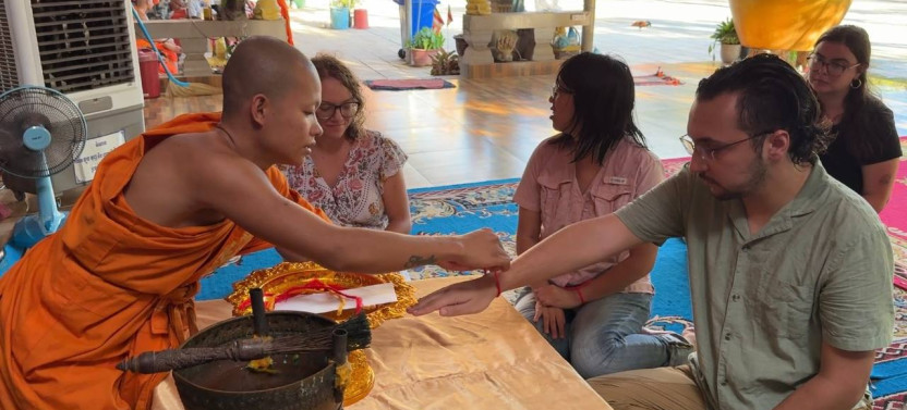Sacred Monks Blessing & Local Village Experience in Siem Reap