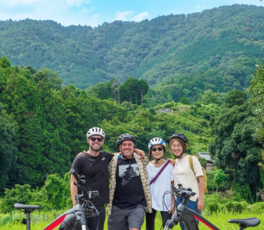 Cycle Kyoto's Private Half-Day Rural E-Bike Adventure with Lunch from Kyoto