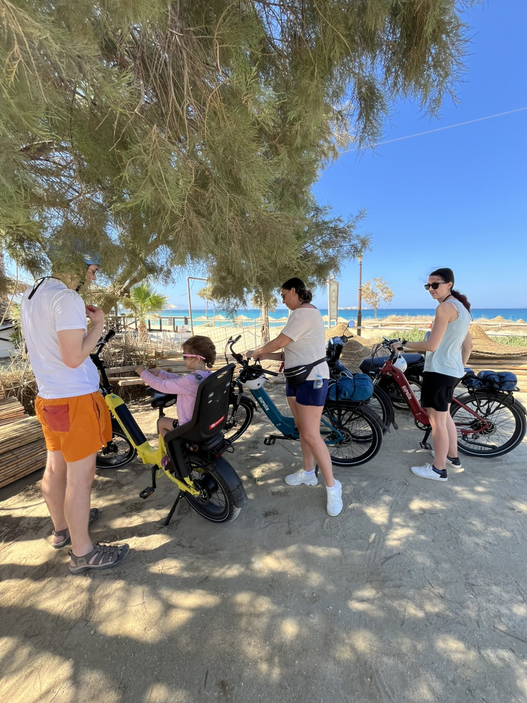 Naxos Private or Semi-Private Guided E-Bike Tour - Ride & Swim