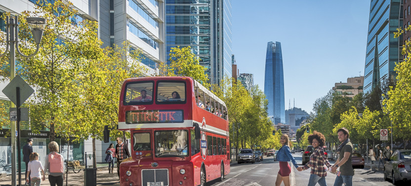2-Day Hop-On Hop-Off Bus, Cable Car & Funicular Ticket in Santiago