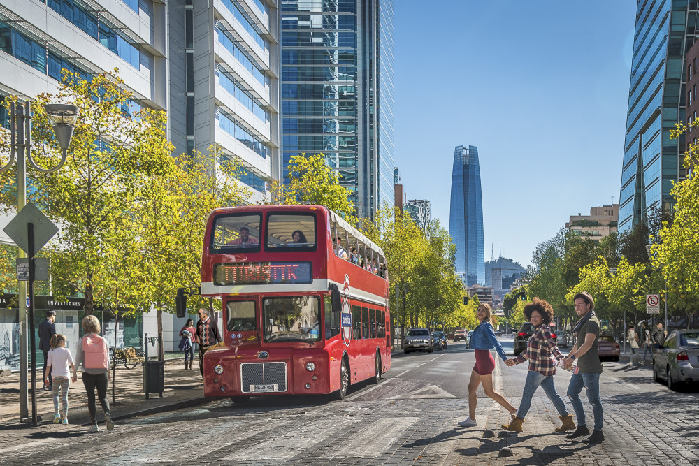 2-Day Hop-On Hop-Off Bus, Cable Car & Funicular Ticket in Santiago